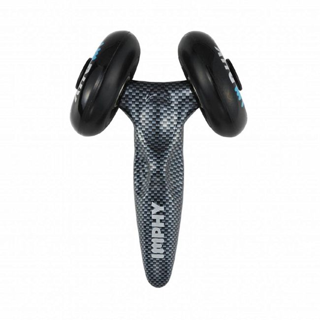 IMPHY Myofascial Release, Massage Roller, Squeezer, Calf and Stiff Shoulders, Lower Back Pain, Stretch (Black)