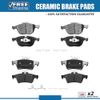 For 2012 2013 2014 2015 Ford Focus Front & Rear Ceramic Brake Pads