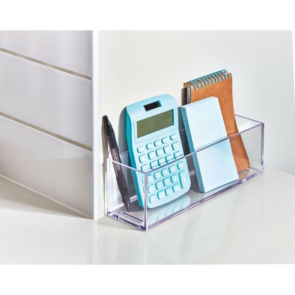 iDesign Adhesive Organizer Bin – Affixx Collection - Clear