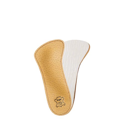 Orthotic 3/4 Leather Insoles with Longitudinal and Transverse Arch Support, Kaps Flamenco, 41 EUR / 8 UK/Women