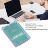 Memory Card Adapter, Replacement Memory Card Reader Adapter for PS2, Game Console Storage Card Adapter Without SD Card (Transparent Blue)