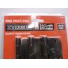 3-1/2 in. Antique Brass 5/8 in. Radius Security Door Hinges Value Pack (3-Pack)