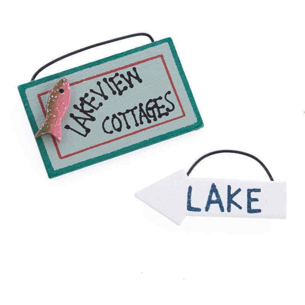 Miniature Lake Signs | 12 Pieces