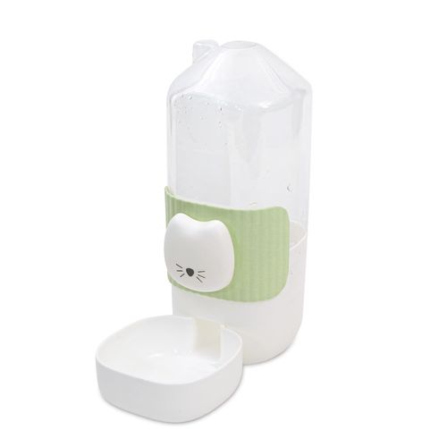 Chebet Rabbit Water Bottle, 800ml/28oz Hanging Automatic Water Dispenser for Cage, Ferret Bunny Guinea Pig Water Bowl,Suitable for Small Animal (Green, 800 ml/28 oz)