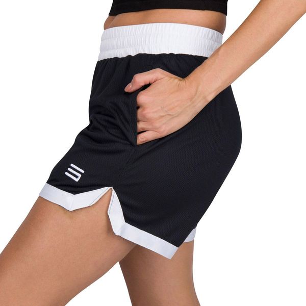 Three Sixty Six Women's Basketball Shorts - Indigo Navy Blue / L