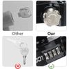 Trailer Lock Universal Hitch Lock With Combination Lock Fit 1-7/8", 2", 2-5/16"