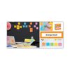 Post-it Notes Super Sticky Pads in Energy Boost Collection Colors, Note Ruled, 4