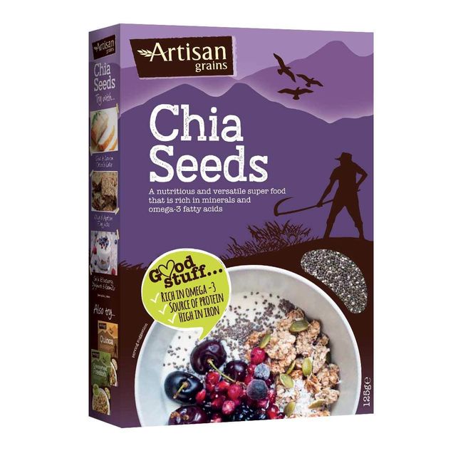 Artisan Grains - Chia Seeds - 125g x 6