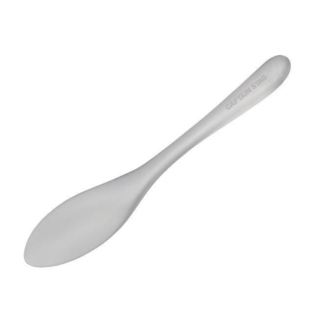 Captain Stag G-FLOAT UH-3026 Cutlery Spoon, TPX Resin High Heat Resistant Spoon, Made in Japan, Large, Clear