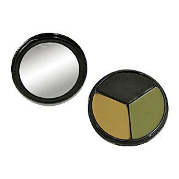 Bobbie Weiner Tri-color Camouflage Face Paint Kit - Black, Olive, and Mustard