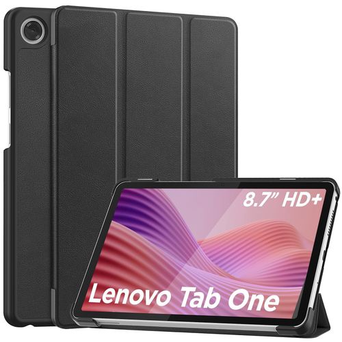 YRH for Lenovo Tab One 8.7 Case 2025, TB336FU, with Auto Sleep/Wake, Slim Light Hard Shell Tablet Case Cover, Black
