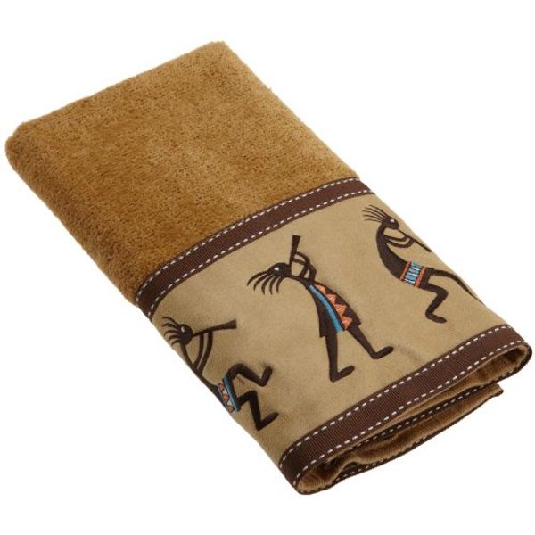 Avanti Linens 17732NUT Kokopelli Hand Towel, Nutmeg