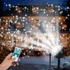 Christmas Snowflake Projector Outdoor LED Moving Snowfall Laser Light Landscape