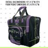 Pyramid Path Pro Deluxe Single Tote - Black/Purple