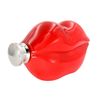 CNFLASK Lips Flask Stainless Steel Lips Shaped Hip Flask (5oz, Red)