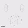 LARHN White Wall Hooks (6-Pack)