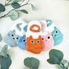Fuzzy Cactus Cat Lover Gift Hamper Box - Socks, Keyring, Magnet, Necklace, and Ring