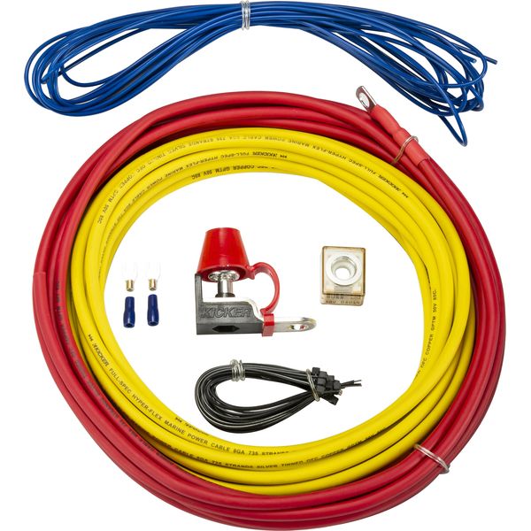 Kicker 47KMPK8 Marine 8 AWG Amplifier  Wiring Kit