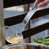 3 Pack - Plastic Clear Soup Ladle - Punch Ladle 5 Ounce Serving Ladle