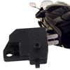 AYNEFY Motorcycle Right Brake Light Switch, Plunger, Push Button, ON-OFF, Black