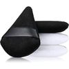osb 2pcs powder puff washable makeup sponge triangle powder puff soft powder sponges Body Cosmetic Foundation Puff Wet Dry Makeup Tool beauty blenders, Reusable Triangle Sponges (Black and White)