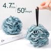 24 Pcs Loofahs Bulk Bath Shower Sponge 50g Soft Net Body Scrubber Sponge Ball Body Shower Pouf Bath Scrunchies Shower Loofah for Kid Men and Women Spa Gift