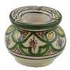 Ceramic Ashtrays Hand Made Moroccan smokeless Ceramic Vivid Colors Medium