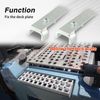 2 PCS Deck Plate Hold Down Clamps, Deck Plate Fixing Mounting Clips Compatibl...