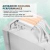 Kolink Umbra EX180 ARGB White CPU Cooler - 120mm