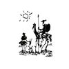 Spiffing Prints Pablo Picasso - Don Quixote - Small - Semi Gloss - Framed
