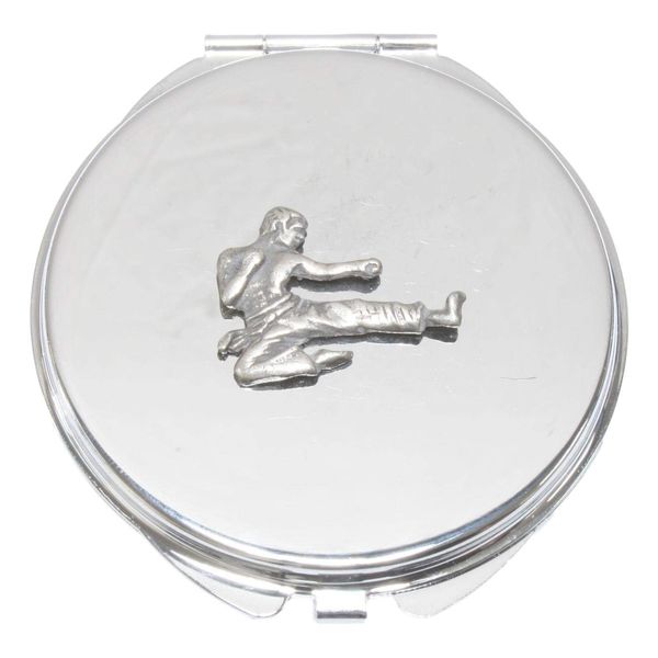 Karate Compact Mirror Handbag Gift With Free Engraving 200