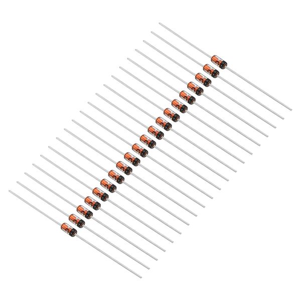 PATIKIL Zener Diodes 20 Pcs 0.5W Zener Diodes Assortment 2.4V DO-35 for Production Experiments