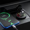 Dual USB Car Cigarette Lighter Socket Phone Charger Power Outlet W/LED Voltmeter