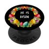 Cute Christian Easter Eggs Wreath - He Is Risen Easter PopSockets with Interchangeable PopGrip