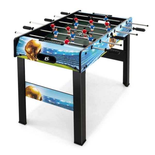 37 Inch Mini Foosball Table with Score Keeper and Removable Legs