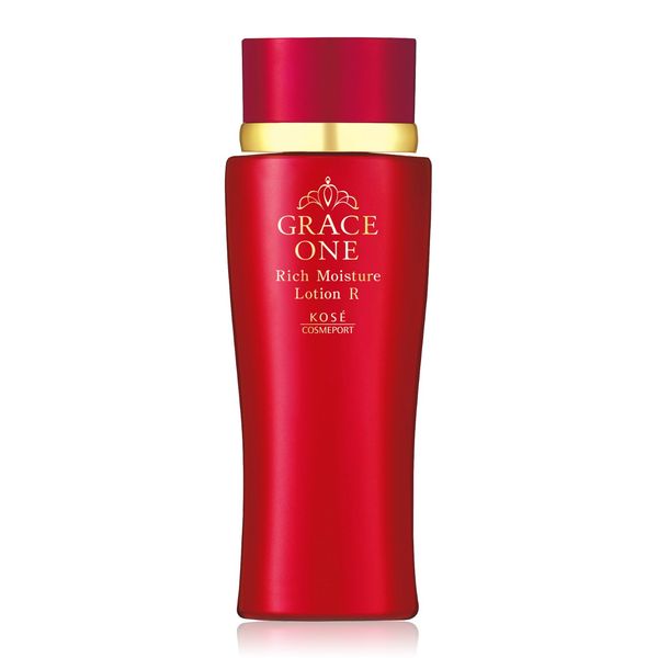 Kose Grace One Rich Moisturizing Lotion, 6.1 fl oz (180 ml) + 1 Nose Plug Pack Bonus