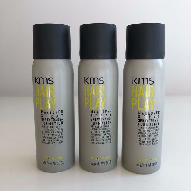 kms Hair Play Makeover Spray - Set of 3   Travel Size 2 oz each   new fresh