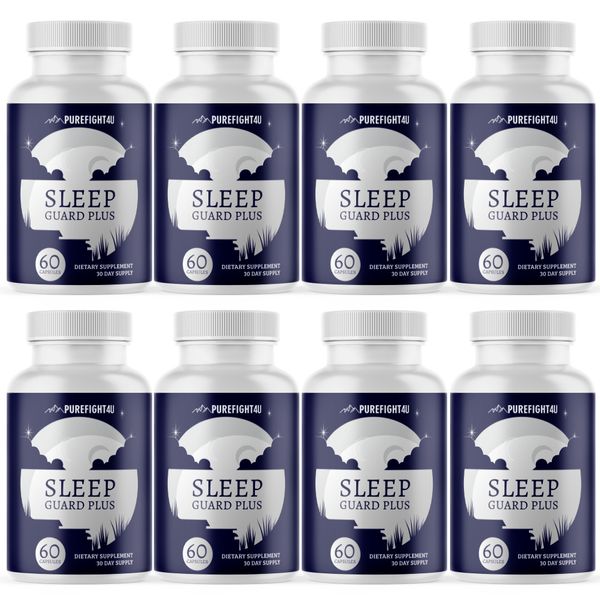 Sleep Guard Plus Dietary Supplement 60 Capsules - 8 Bottles