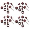 48pc 1/4in + 1/2in Drum Sanding Sander Grinding Kit for Rotary Tools 3.17mm Shaft