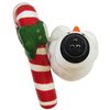Snowman And Candy Cane Salt & Pepper Shaker Set