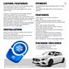 For Benz A-Class CLA-Class Blue Go Engine Start Push Button Cover Accessories 3X
