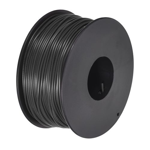 MECCANIXITY 28AWG Stranded Wire PVC Hookup Wire - Black, 50M/164ft (Spool) - Tinned Copper Wire for Internal Connecting Wire, Marine