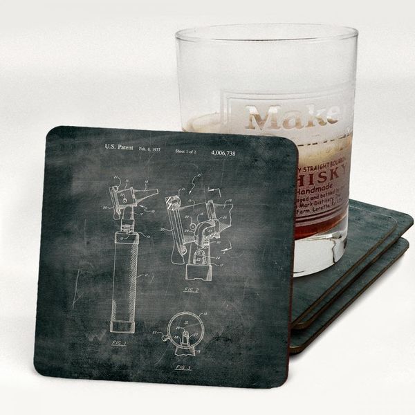 Otoscope 1977 Ceramic Drink Coaster - 4 pc. Set
