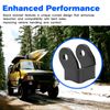 Weld-On Shock Mount -Shock Mounts Bracket for Off-Road Trailers Shock Bracket,Axle Bracket,Rear Shock Mount - 1 Pair
