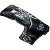 Dragon Dragon Pin Magnetic Golf Putter Cover (Black, Blade Type)