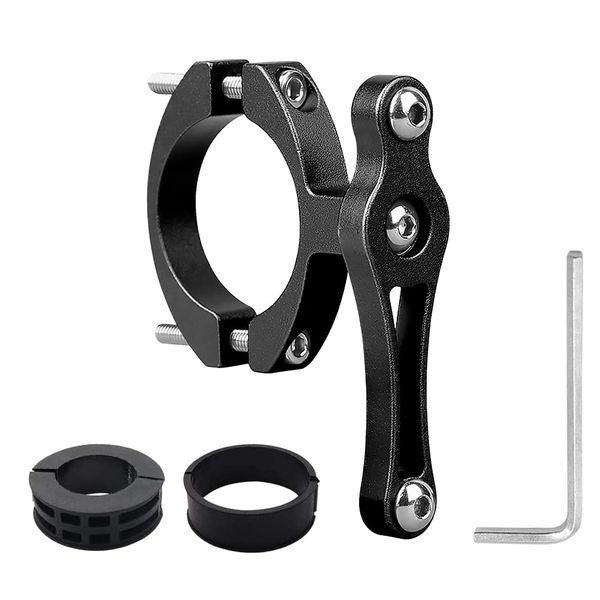 Kigauru Bicycle Bottle Cage Aluminum Alloy Bicycle Bottle Cage Adapter Inner Diameter 19-40mm Bottle Cage Holder Adapter, Lightweight and Convenient, Easy to Install Bicycle Tool Fitting