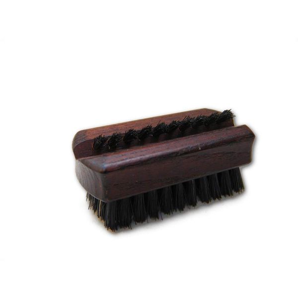 Schulz - Für den Menschen & sein Haus! - Travel Nail Brush - Boar Bristle Bristles - Thermal Wood - Mini