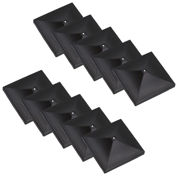 Plastic Fence Post Caps for Fence Posts 75mm x 75mm Protector Cover 10pc