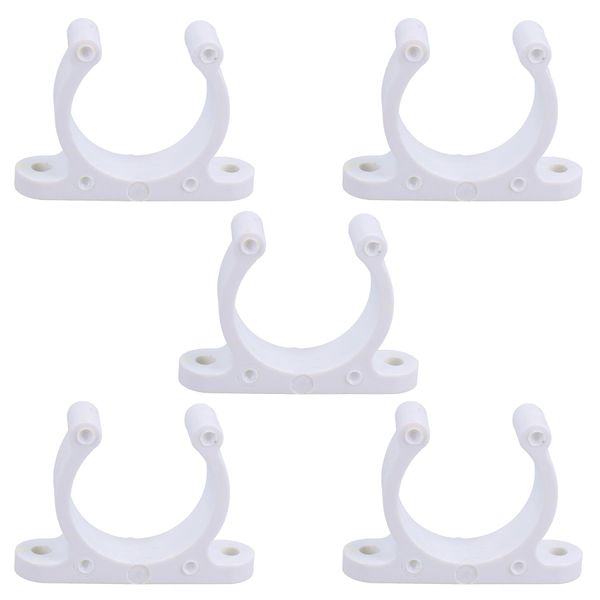AB Tools 5 Pack 35mm Polyamide Tube Storage Clip Paddle Boat Hook Pole Tool Plastimo