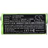 JIAJIESHI Battery 700mAh / 1.68Wh,Replacement Battery Fit for Waterpik 900 Sonic Toothbrush, Sensonic Plus SR-3000, Sensonic Plus SR-3000E BK-4MCCE